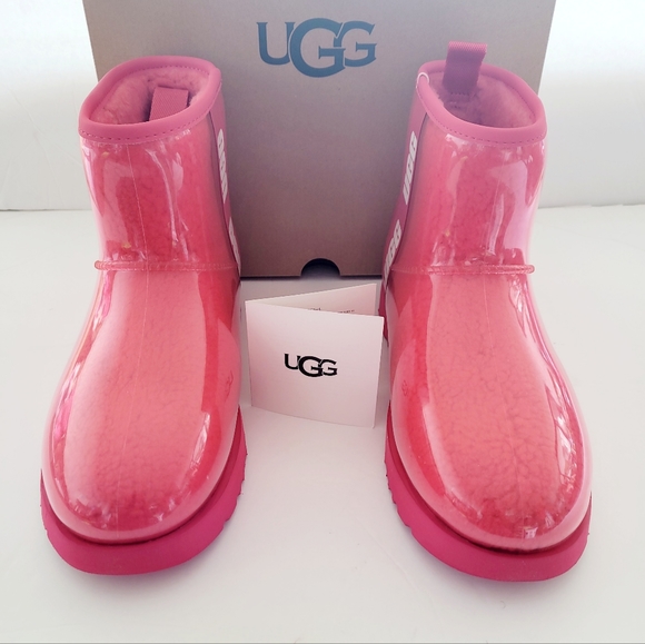 UGG Hibiscus Pink hspk Classic Clear Mini - Picture 4 of 6